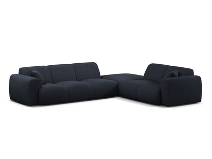 Molino Corner Sofa, 6 Seats, 315x250 cm — Navy Blue / Right