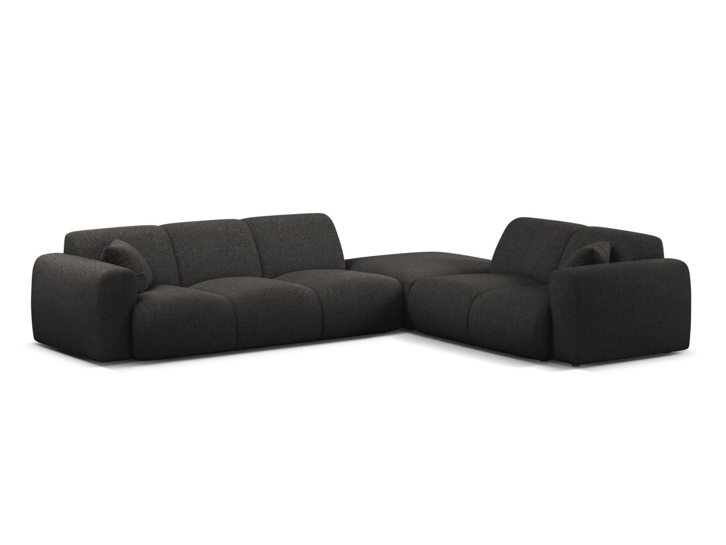 Molino Corner Sofa, 6 Seats, 315x250 cm — Anthracite / Right