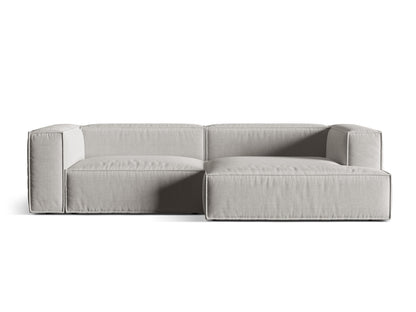 Nuria Modular Corner Sofa, 4 Seats, 292x147 cm — Light Grey / Right