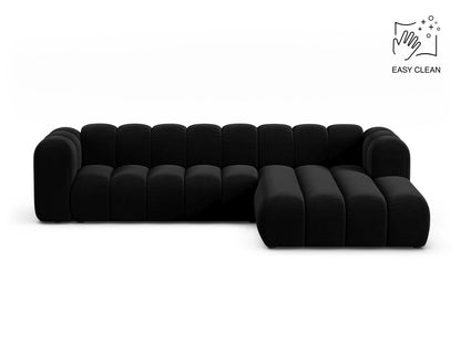 Lupine Modular Corner Sofa, 4 Seats — Black / Right