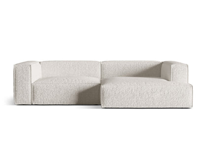Nuria Modular Corner Sofa, 4 Seats, 292x147 cm — Grey Beige Melange / Right