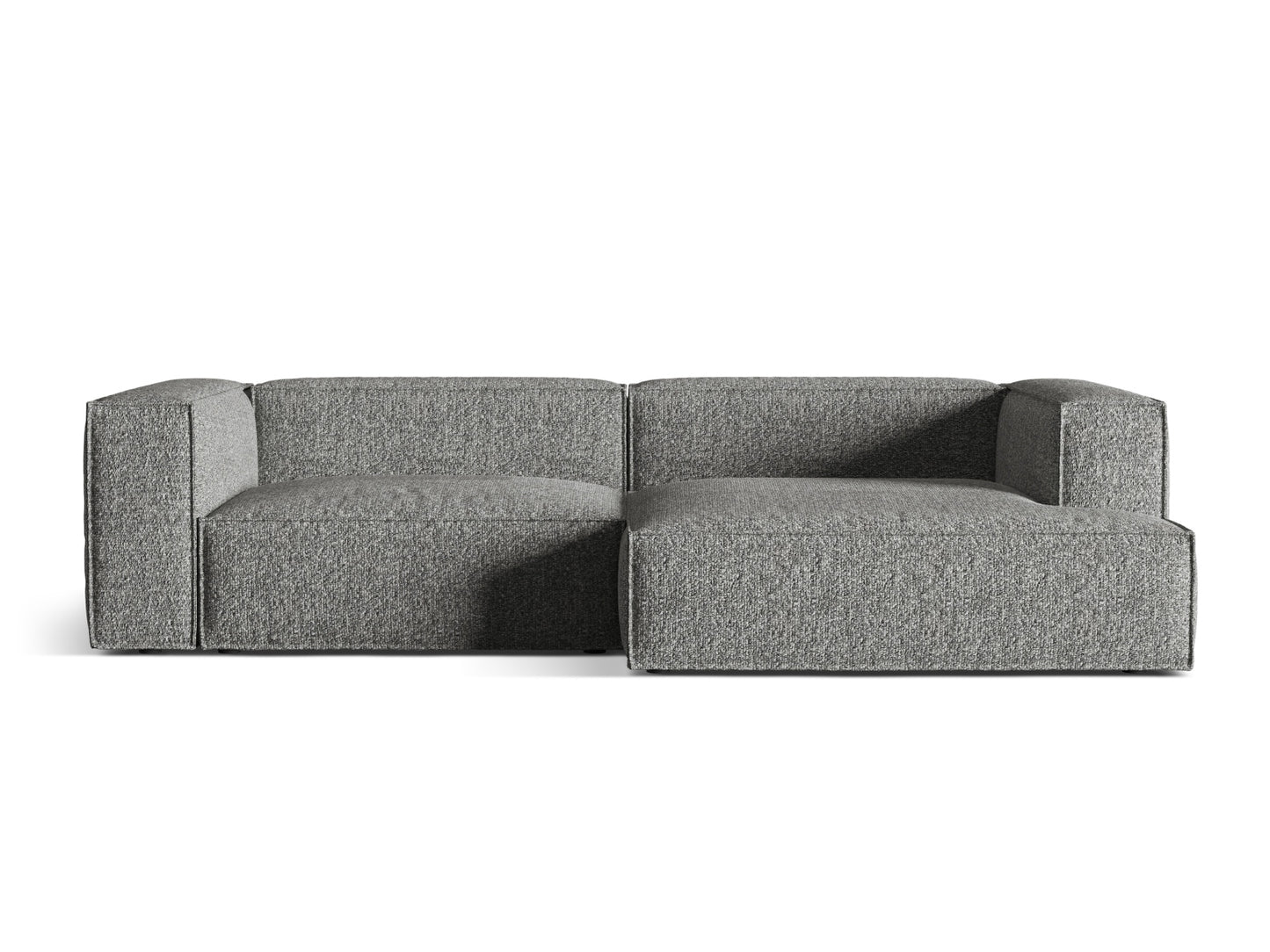 Nuria Modular Corner Sofa, 4 Seats, 292x147 cm — Graphite / Right