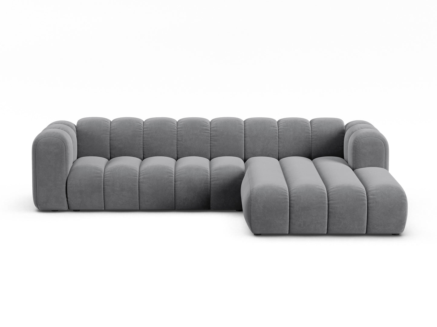 Lupine Modular Corner Sofa, 4 Seats — Grey / Right