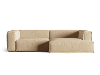 Nuria Modular Corner Sofa, 4 Seats, 292x147 cm — Nude / Right