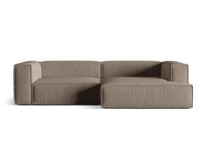 Nuria Modular Corner Sofa, 4 Seats, 292x147 cm — Warm grey / Right