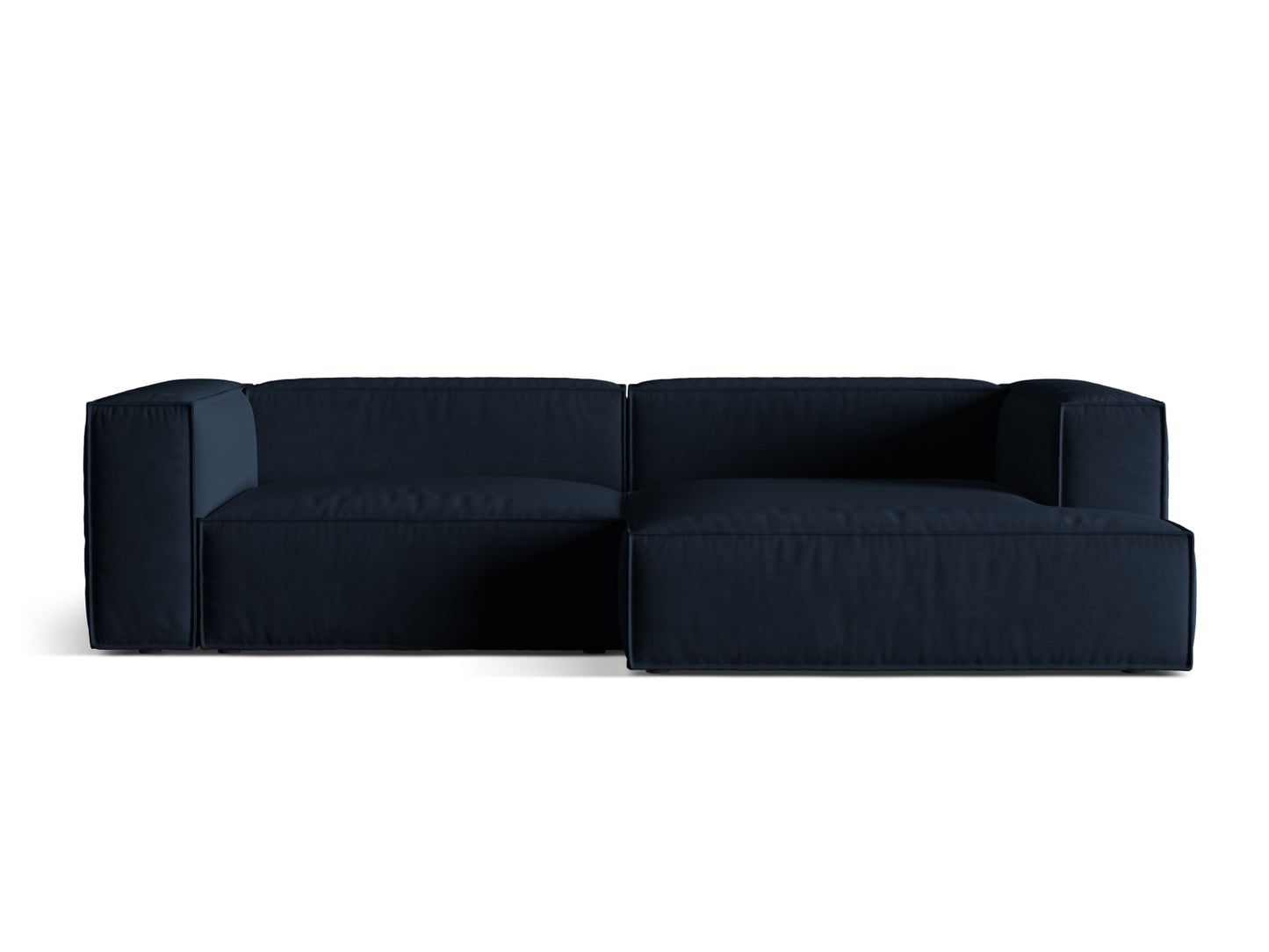 Nuria Modular Corner Sofa, 4 Seats, 292x147 cm — Dark Blue / Right