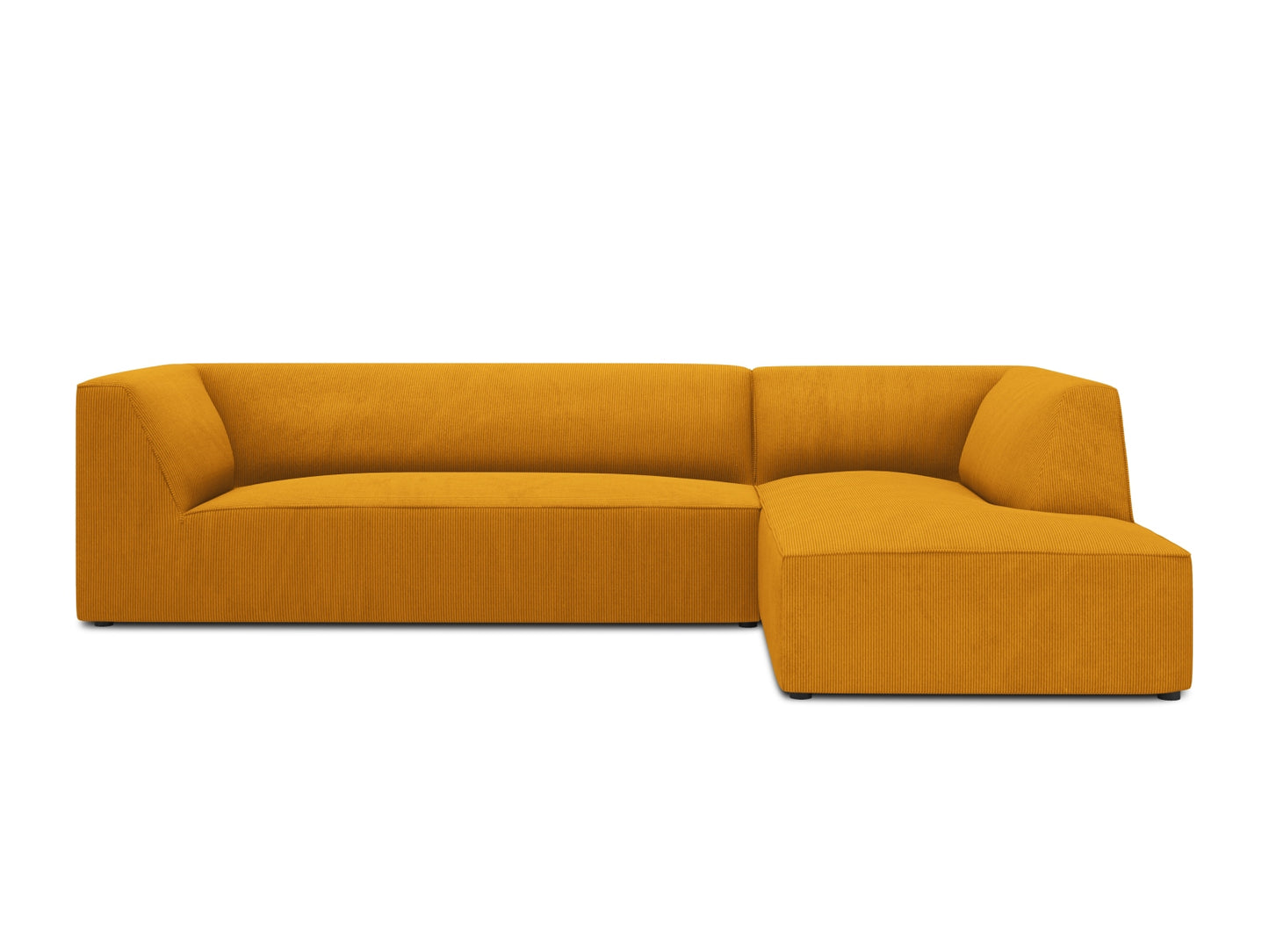 Ruby Modular Corner Sofa, 5 Seats — Yellow / Right