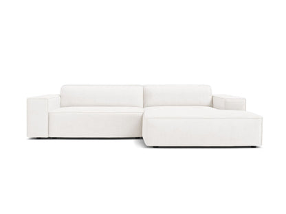 Jodie Modular Corner Sofa, 3 Seats, 224x162 cm — White / Right