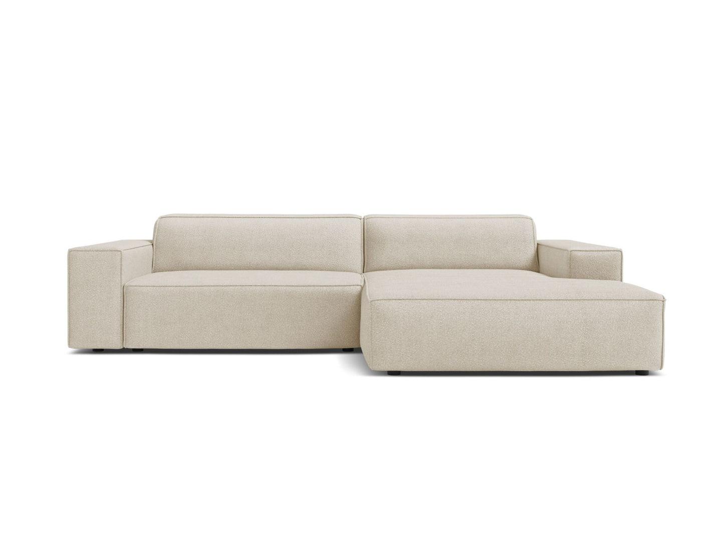 Jodie Modular Corner Sofa, 3 Seats, 224x162 cm — Beige / Right