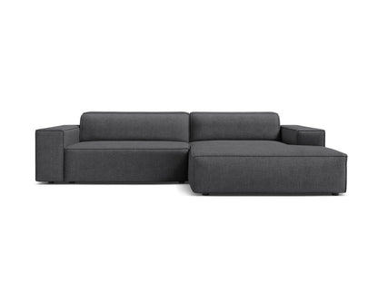 Jodie Modular Corner Sofa, 3 Seats, 224x162 cm — Dark Grey / Right