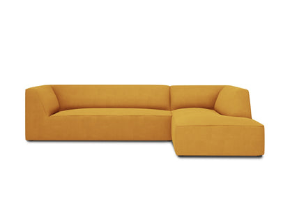 Ruby Modular Corner Sofa, 4 Seats — Yellow / Right