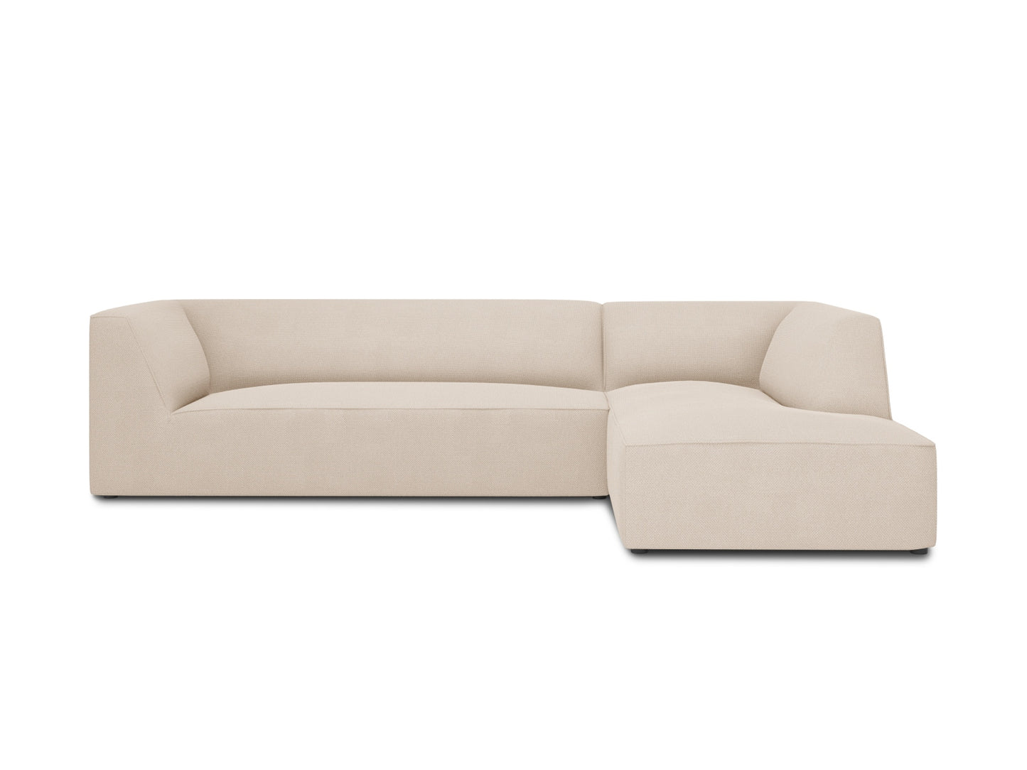 Ruby Modular Corner Sofa, 4 Seats — Beige / Right