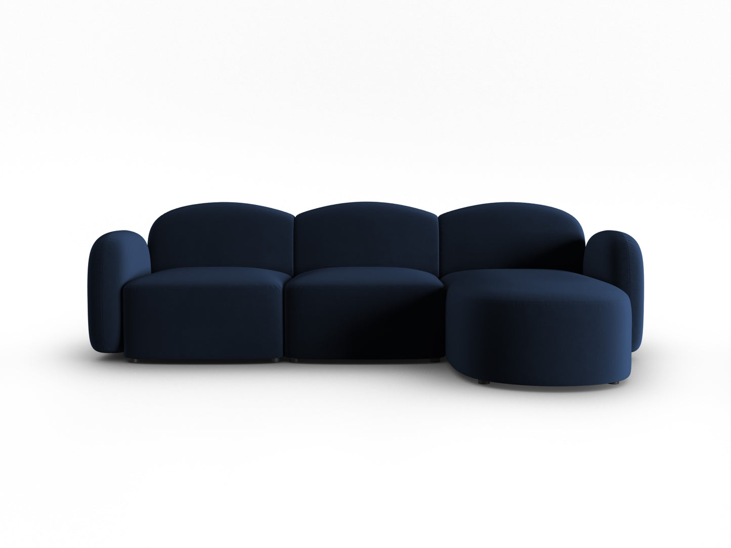 Blair Corner Sofa, 3 Seats — Royal Blue / Right