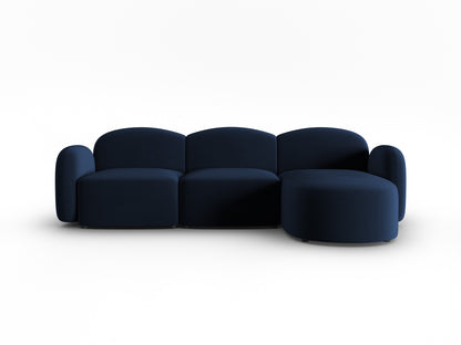 Blair Corner Sofa, 3 Seats — Royal Blue / Right