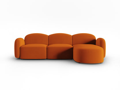 Blair Corner Sofa, 3 Seats — Terracotta / Right