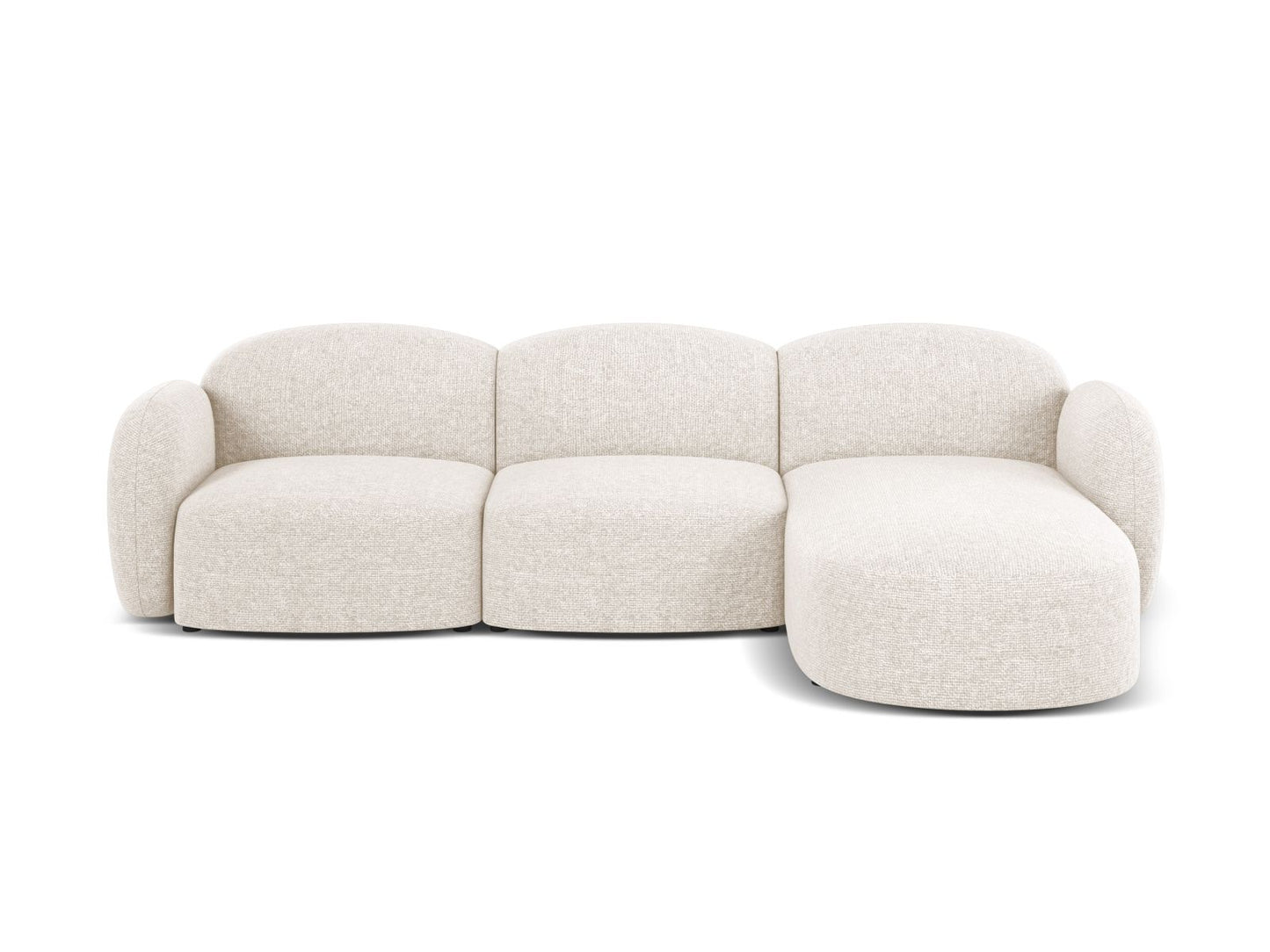 Blair Corner Sofa, 4 Seats — Light Beige / Right