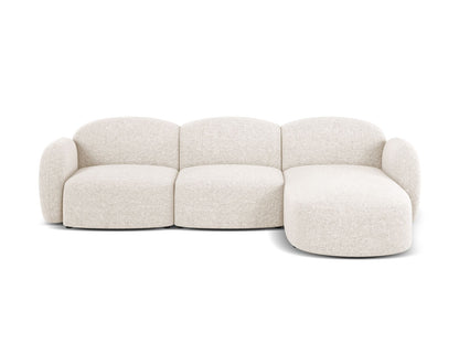 Blair Corner Sofa, 4 Seats — Light Beige / Right