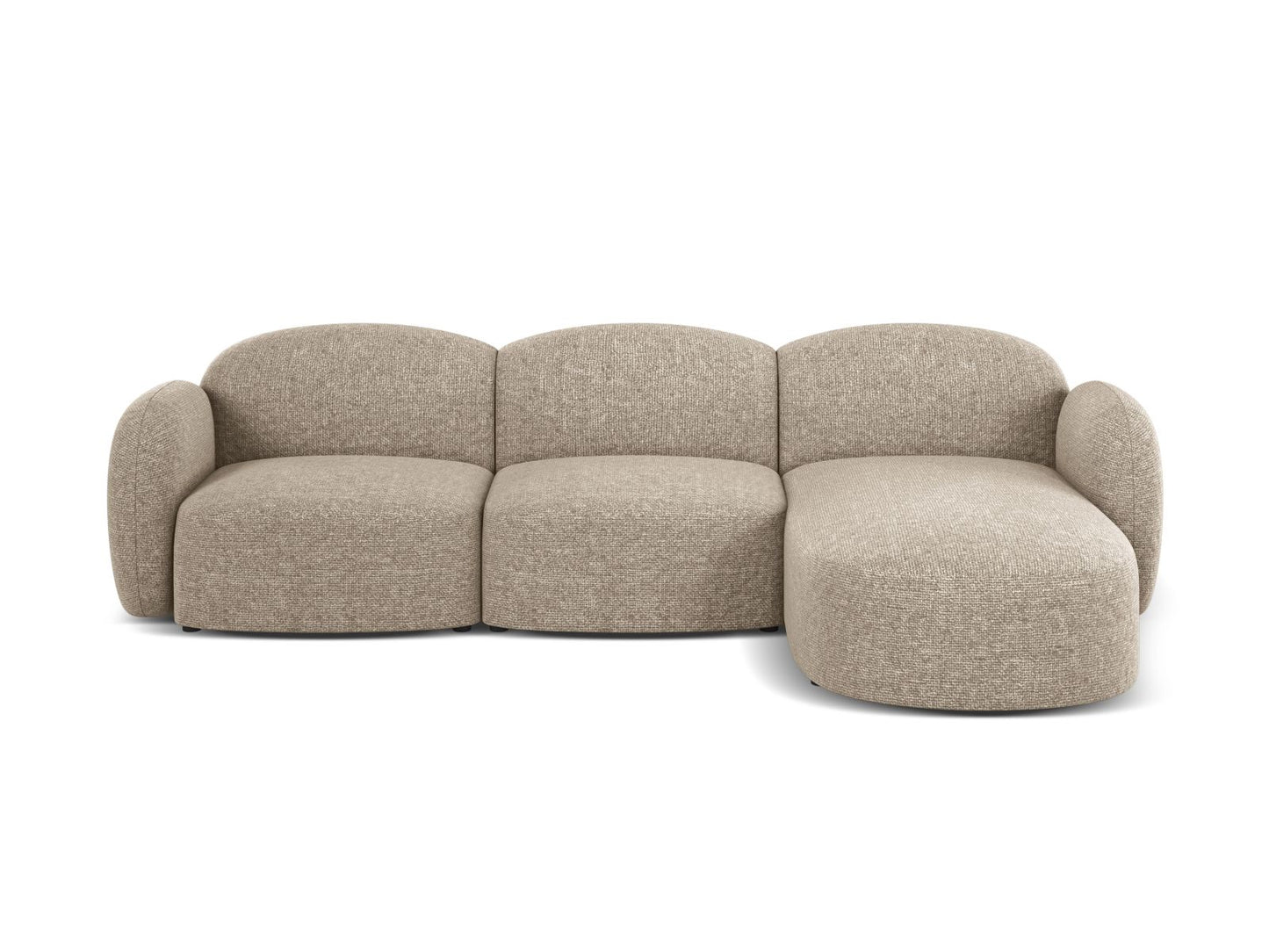Blair Corner Sofa, 4 Seats — Dark Beige / Right
