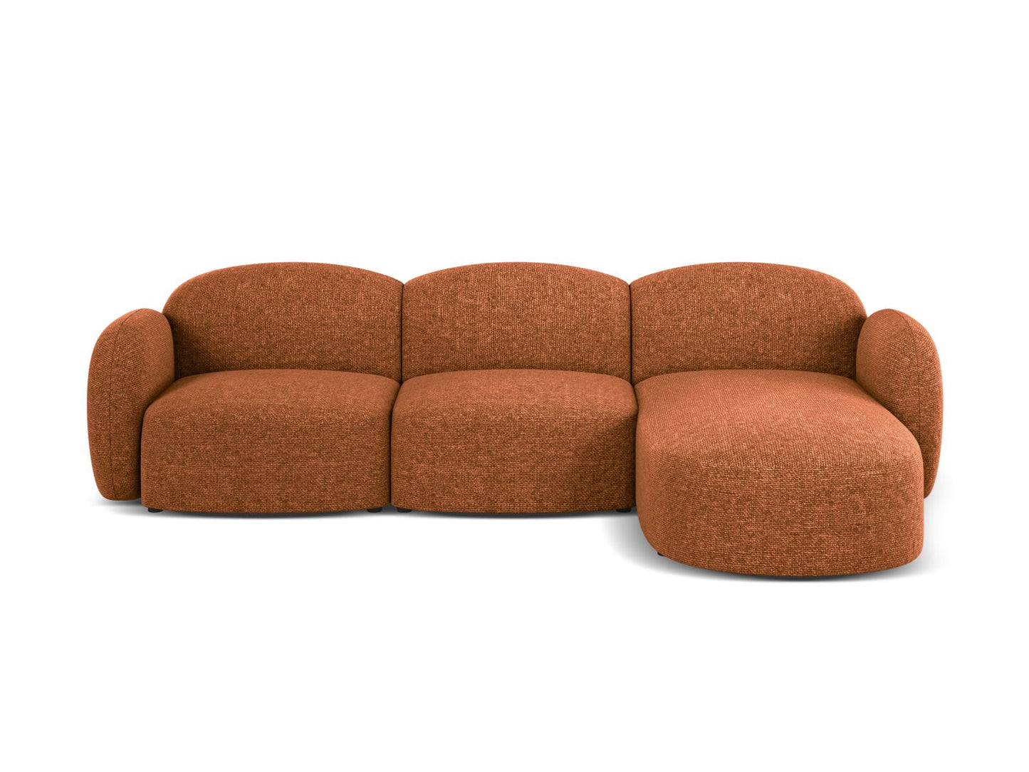 Blair Corner Sofa, 4 Seats — Brick / Right