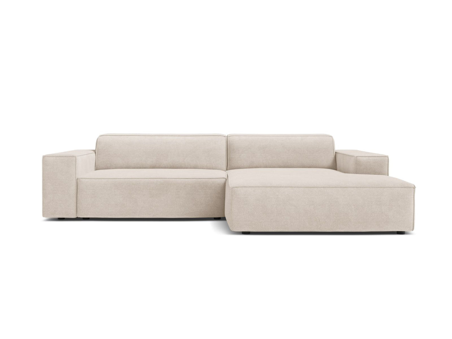 Jodie Modular Corner Sofa, 3 Seats, 224x162 cm — Beige / Right