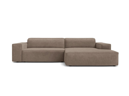 Jodie Modular Corner Sofa, 3 Seats, 224x162 cm — Cappuccino / Right