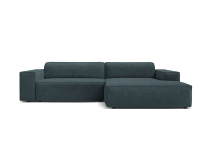 Jodie Modular Corner Sofa, 3 Seats, 224x162 cm — Deep Petrol / Right