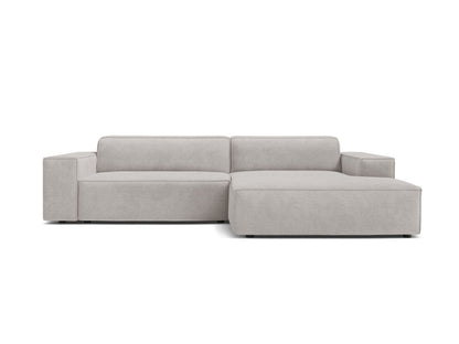 Jodie Modular Corner Sofa, 3 Seats, 224x162 cm — Light Grey / Right