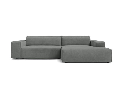 Jodie Modular Corner Sofa, 3 Seats, 224x162 cm — Grey / Right