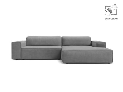 Jodie Modular Corner Sofa, 3 Seats, 224x162 cm — Light Grey / Right
