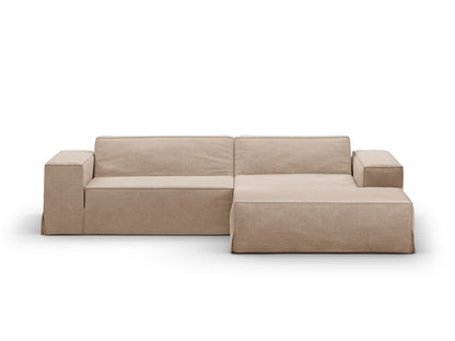 Jodie Modular Corner Sofa, 3 Seats, 224x162 cm — Sand / Right