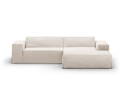 Jodie Modular Corner Sofa, 3 Seats, 224x162 cm — Beige / Right