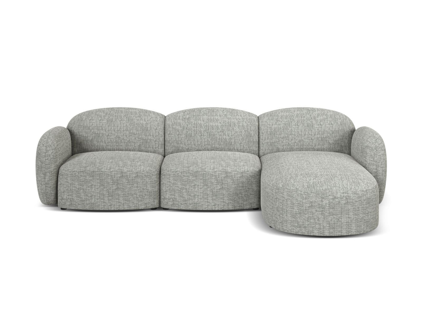 Blair Corner Sofa, 4 Seats — Warm grey / Right