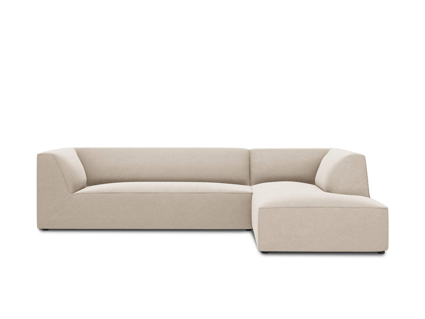 Ruby Modular Corner Sofa, 5 Seats — Beige / Right