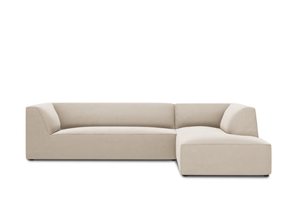 Ruby Modular Corner Sofa, 5 Seats — Beige / Right