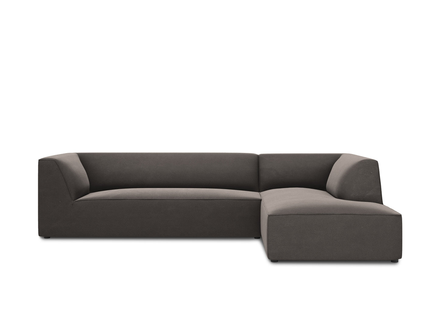 Ruby Modular Corner Sofa, 5 Seats — Dark Grey / Right