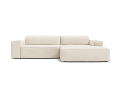 Jodie Modular Corner Sofa, 3 Seats, 224x162 cm — Light Beige / Right