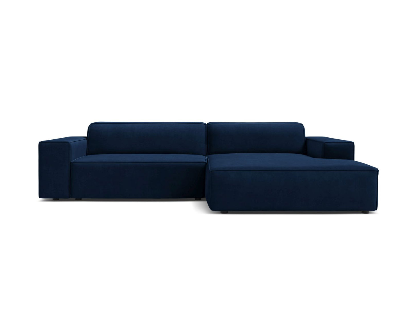 Jodie Modular Corner Sofa, 3 Seats, 224x162 cm — Royal Blue / Right