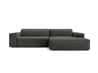 Jodie Modular Corner Sofa, 3 Seats, 224x162 cm — Grey / Right