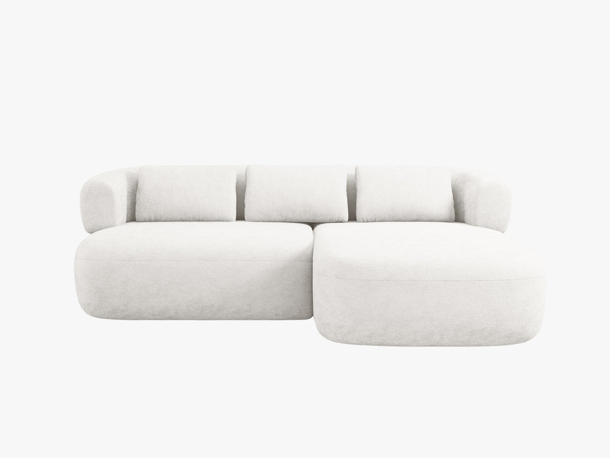 Jenny Corner Sofa, 5 Seats, 200x145 cm — Light Beige / Right