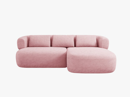 Jenny Corner Sofa, 5 Seats, 200x145 cm — Pink / Right