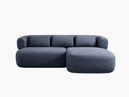 Jenny Corner Sofa, 5 Seats, 200x145 cm — Dark Blue / Right