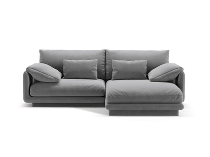 Torino Corner Sofa, 3 Seats, 220x170 cm — Grey / Right