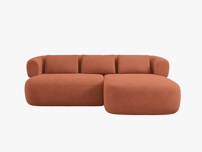 Jenny Corner Sofa, 5 Seats, 200x145 cm — Brick / Right