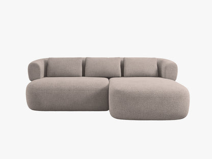 Jenny Corner Sofa, 5 Seats, 200x145 cm — Light Brown / Right