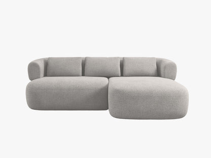 Jenny Corner Sofa, 5 Seats, 200x145 cm — Light Grey / Right