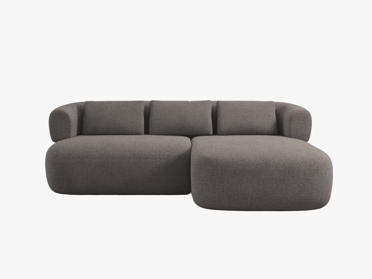 Jenny Corner Sofa, 5 Seats, 200x145 cm — Grey / Right