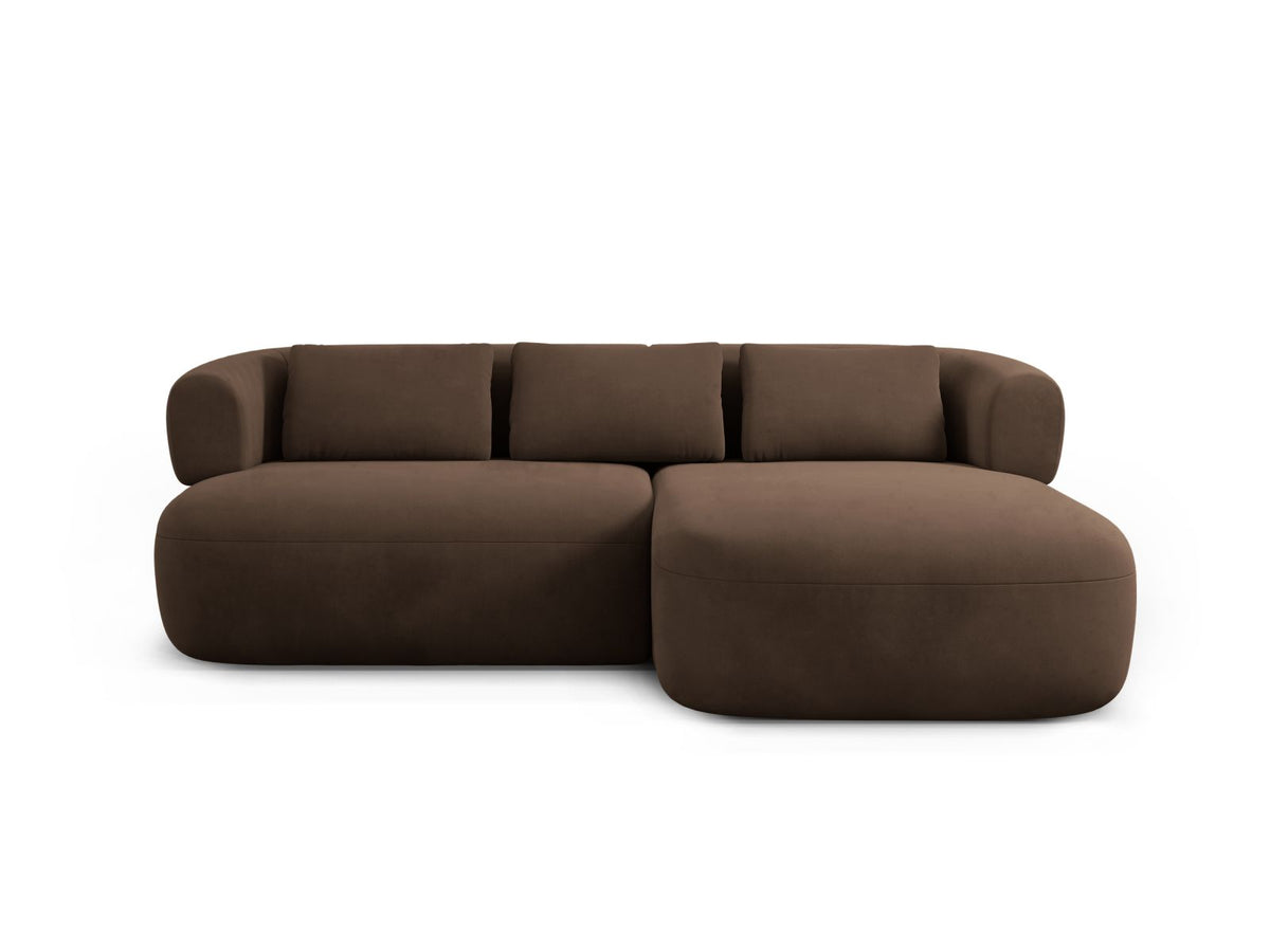 Jenny Corner Sofa, 5 Seats, 200x145 cm — Chocolate / Right
