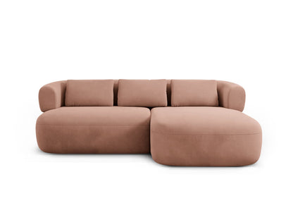Jenny Corner Sofa, 5 Seats, 200x145 cm — Pink / Right