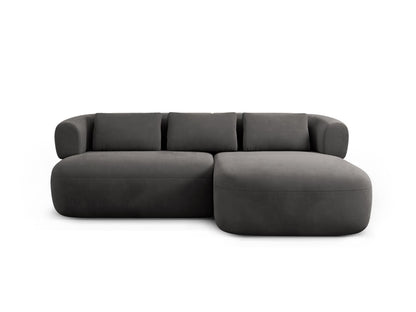 Jenny Corner Sofa, 5 Seats, 200x145 cm — Dark Grey / Right