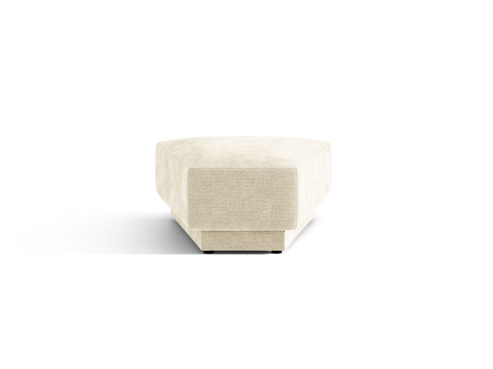 Miley Pouf, 88x79 cm — Light Beige